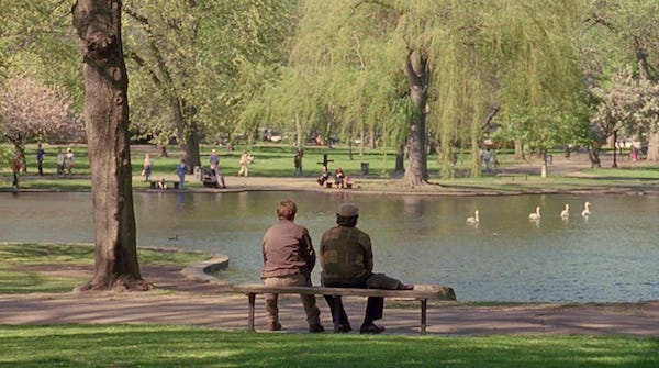 The Boston Public Garden Bench from &quot;Good Will Hunting&quot; — Live the Movies
