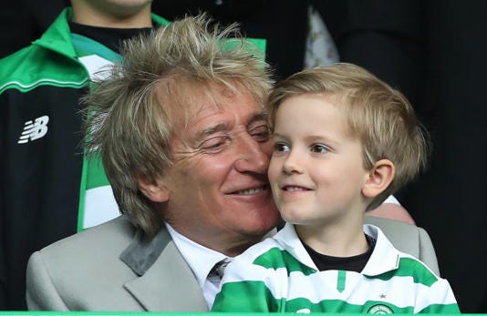 Sir Rod Stewart’s son Aiden rushed to hospital with suspected heart attack