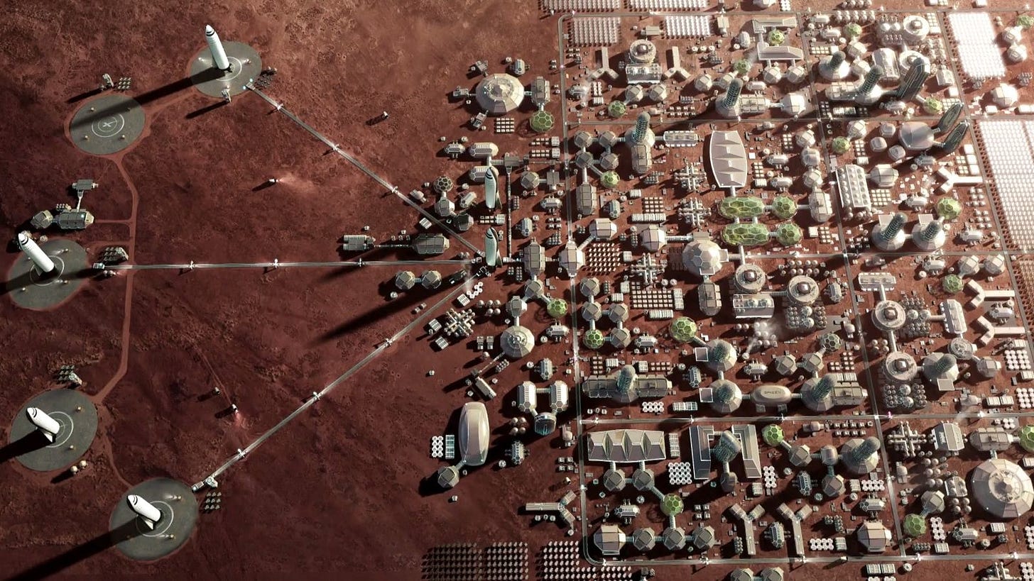 SpaceX unveils Mars city plan, will fly two cargo missions by 2022 |  Engadget