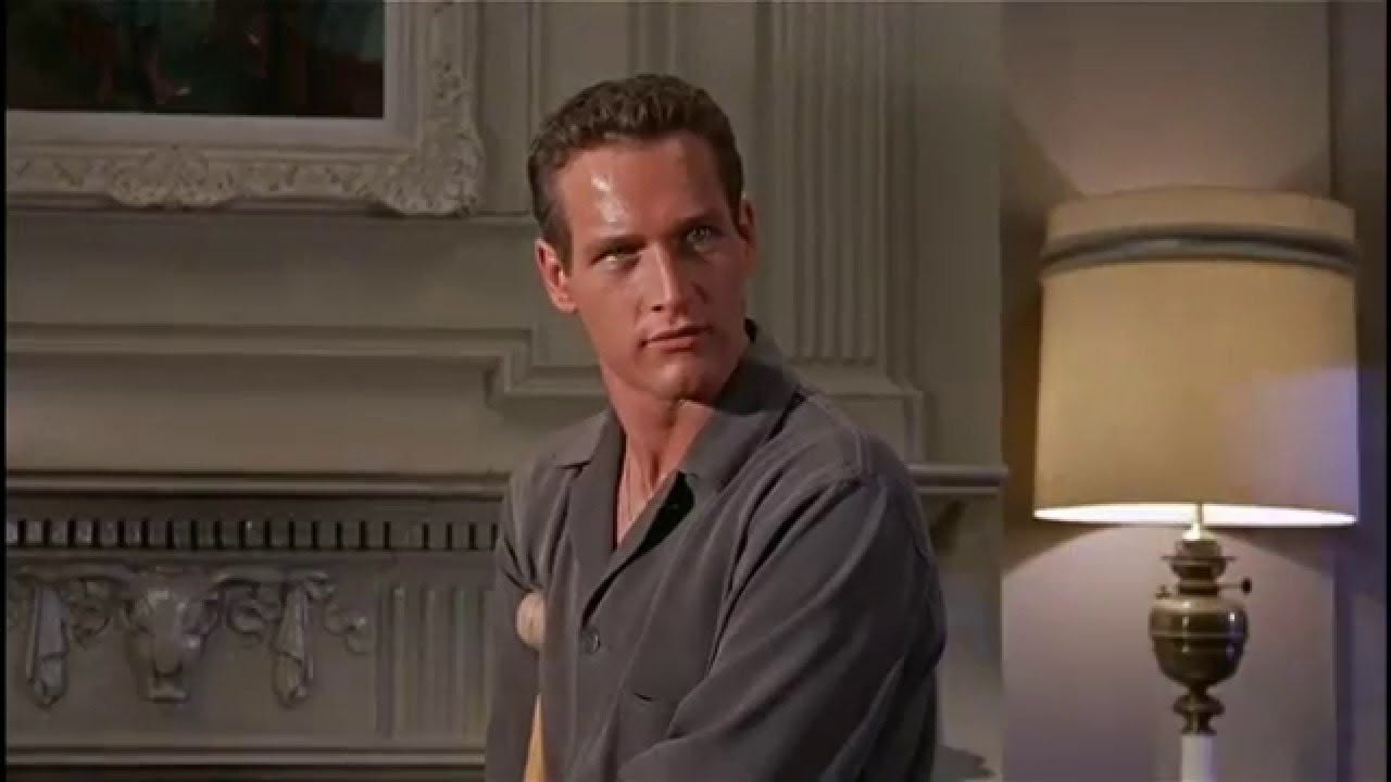 Image result for paul newman cat on a hot tin roof