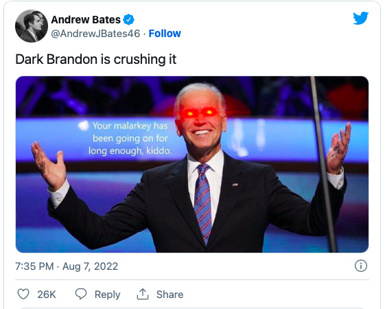 Woah — Biden Leaning Into A Meme? | by Speaking Fiction To Power | The  Haven | Aug, 2022 | Medium
