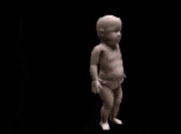 The classic animated dancing baby