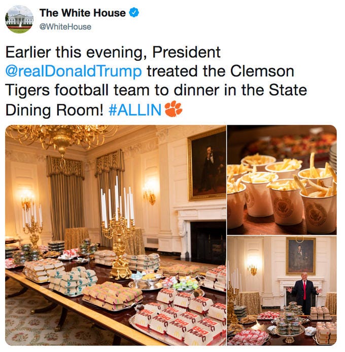Donald Trump's "Hamberder" Dinner | Know Your Meme