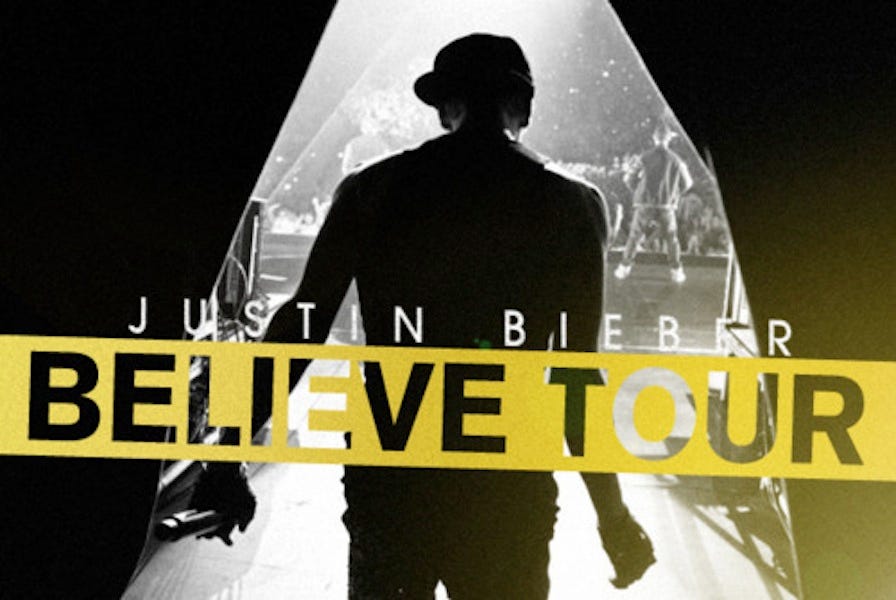 Confira as datas da 'Believe Tour' de Justin Bieber no Brasil - Febre Teen