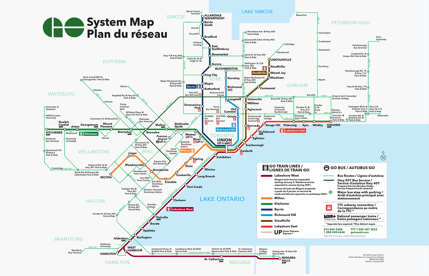 System Map | Trip Planning | GO Transit