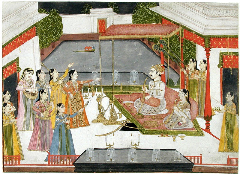 File:Mir Qasim, with a mistress, entertained by musicians and dancers.jpg