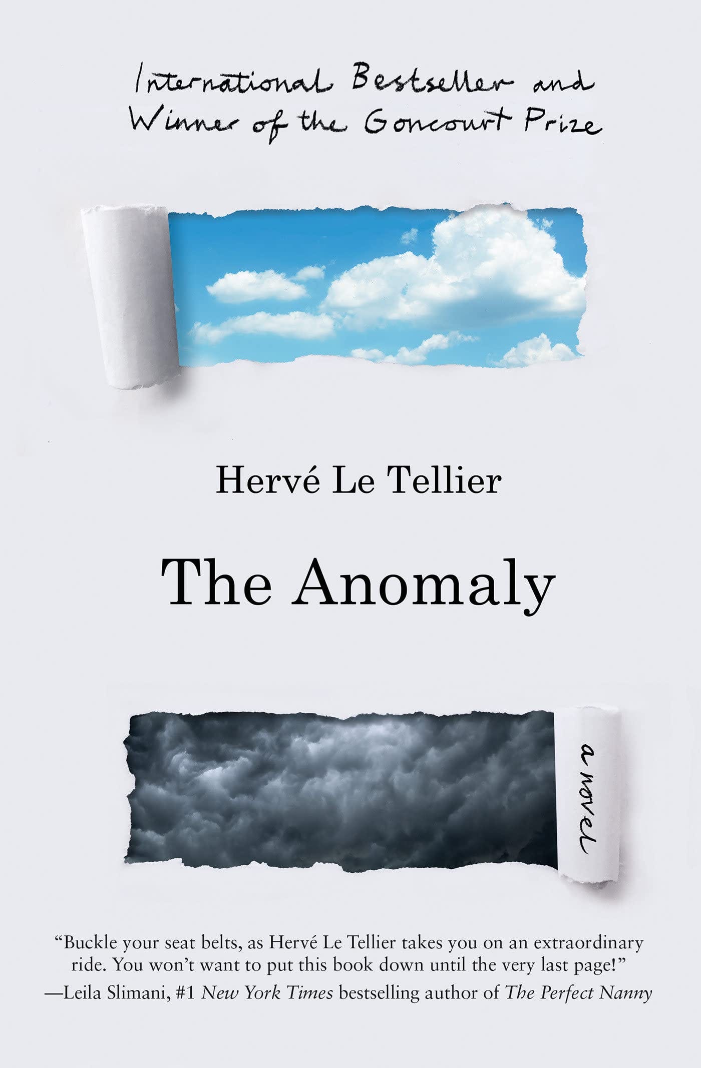 the cover of “The Anomaly” by Herve Le Tellier