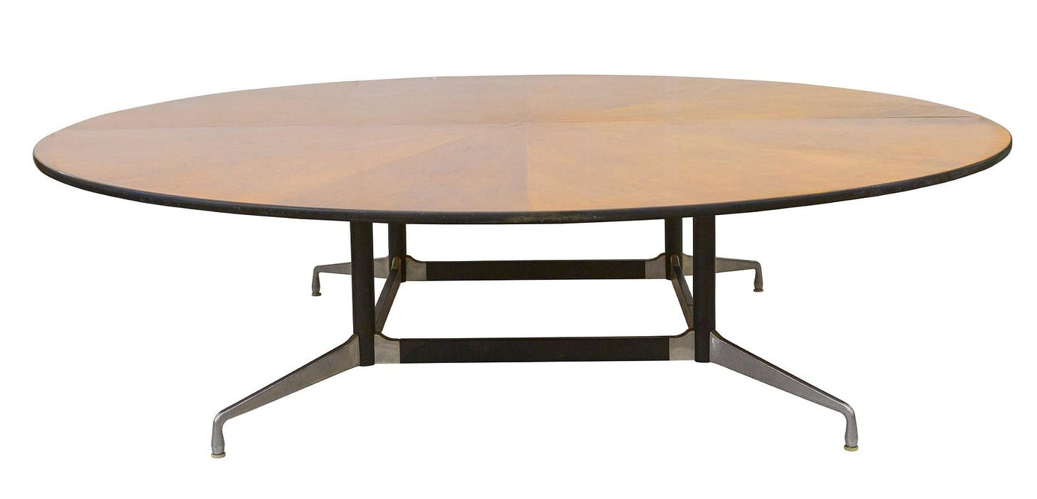 Rare & Outstanding Charles & Ray Eames Dining Table