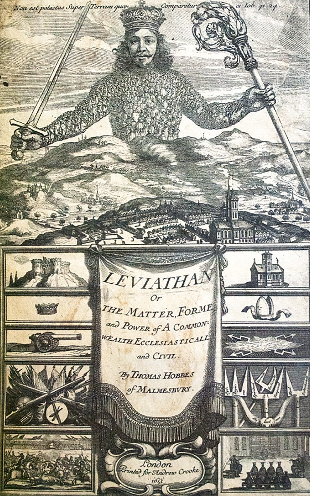 Leviathan Thomas Hobbes First Edition Rare