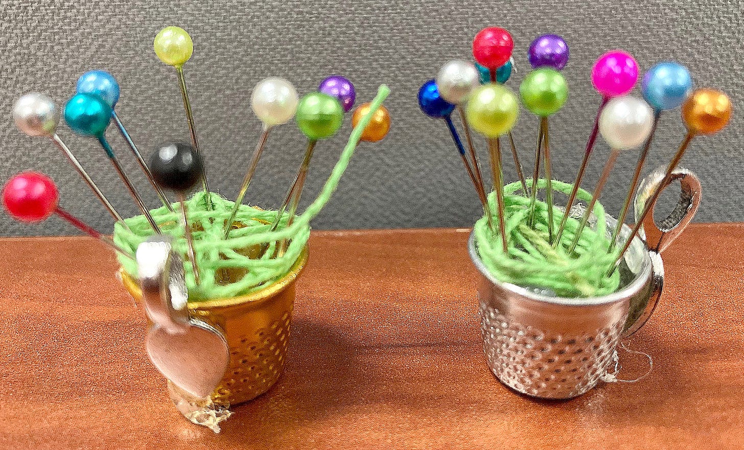 The Marathon County Public Library's Wausau location is featuring grab-and-go crafting kids to make thimble bouquet pendants over this January and the release was featured in The Wausau Sentinel.