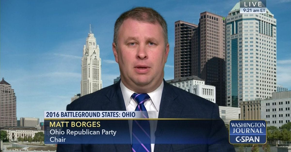 Matt Borges on Ohio as a Battleground State | C-SPAN.org