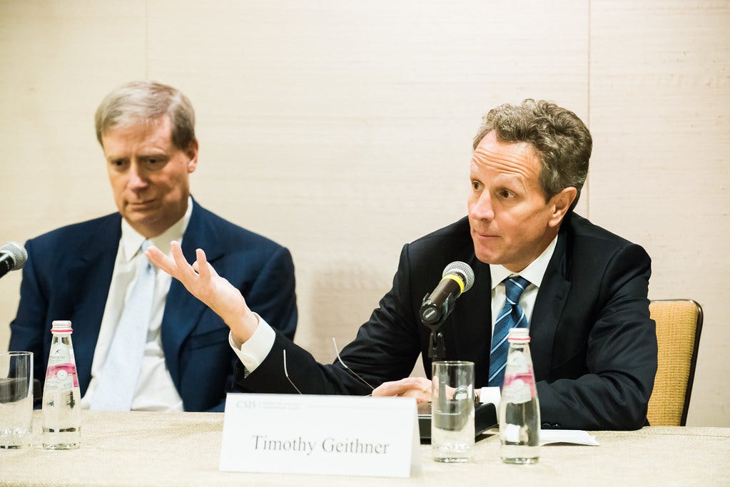 Druckenmiller and Geithner - IC Nov 2017 | CSIS Trustee Stan… | Flickr
