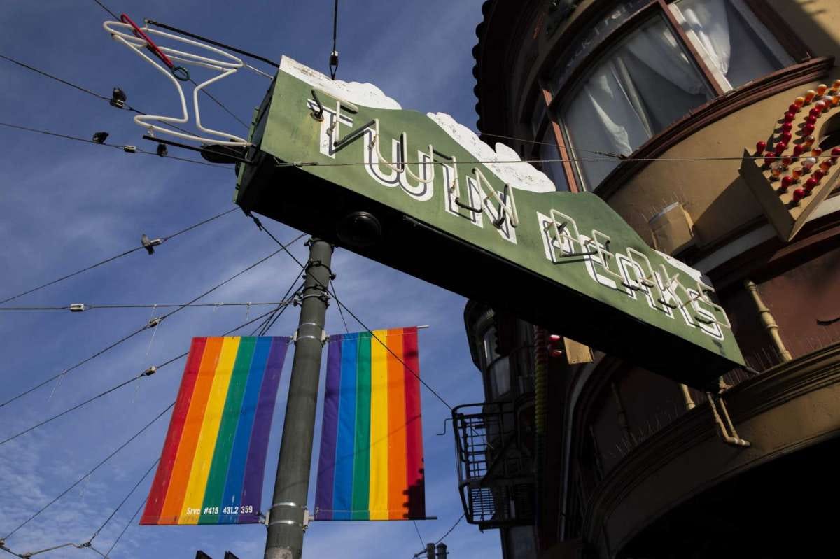 Twin Peaks Tavern is one of the Castro’s most famous gay bars.