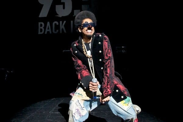 Shock G performing with Digital Underground in Los Angeles in 2011 as his alter egos Humpty Hump. The group’s first album, “Sex Packets,” sold a million copies and featured the hit single “The Humpty Dance.”
