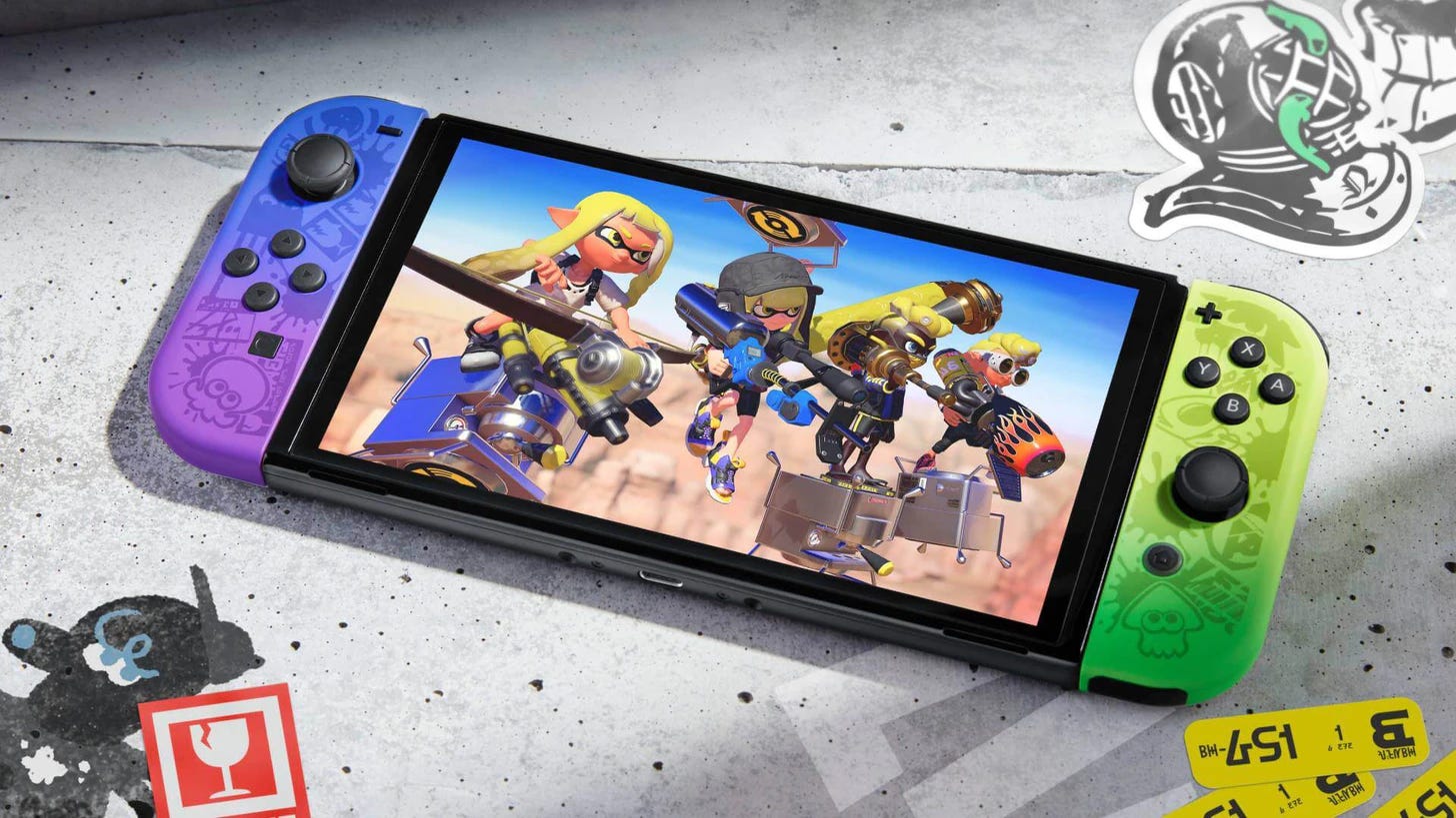 Nintendo Switch OLED Splatoon 3 limited edition
