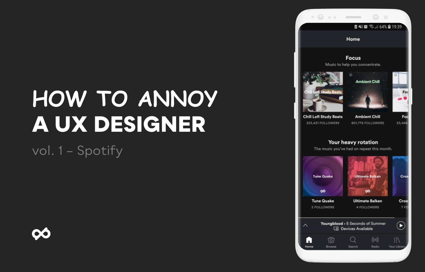 How to annoy a UX designer — Spotify edition | by Andrija Prelec | UX  Collective