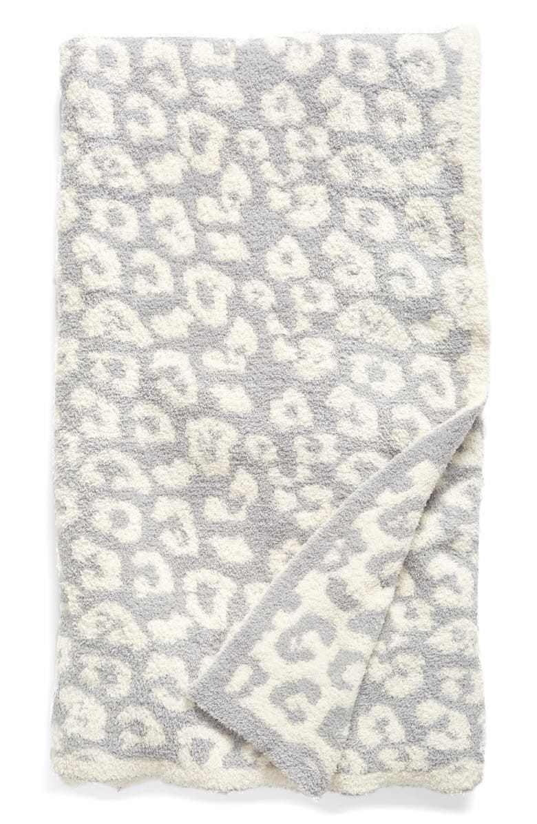 BAREFOOT DREAMS<SUP>®</SUP> In the Wild Throw Blanket, Main, color, OCEAN/CREAM