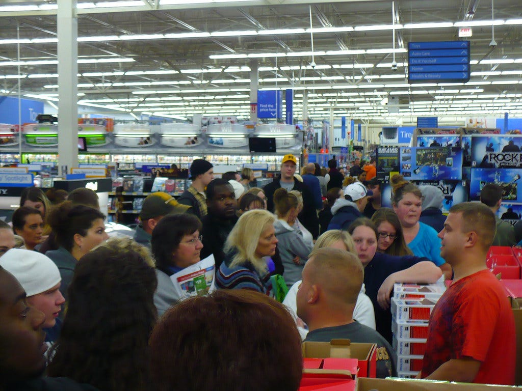 Walmart on Black Friday 2009