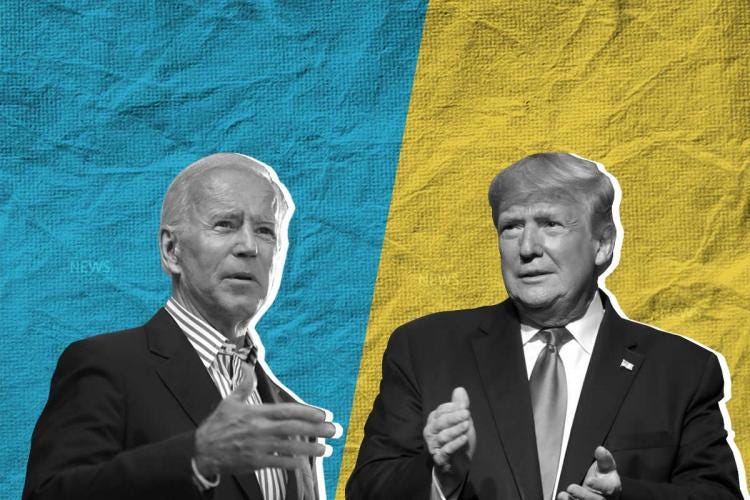 President Donald Trump and Joe Biden sparred at the first presidential debate on Tuesday in Cleaveland