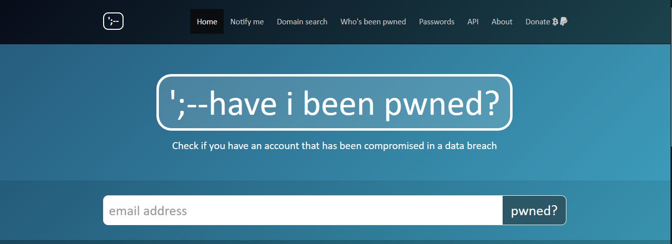 have I been pwned