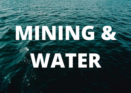 solving water mining and water management