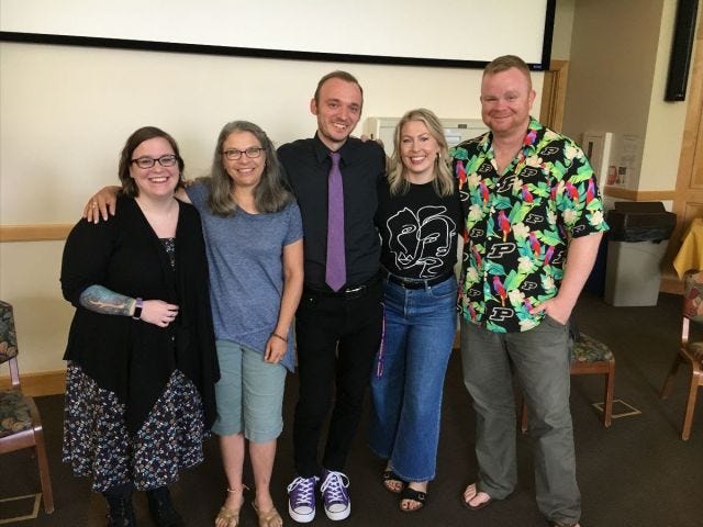 Ashland University's "Life after the MFA" panel, Summer 2019