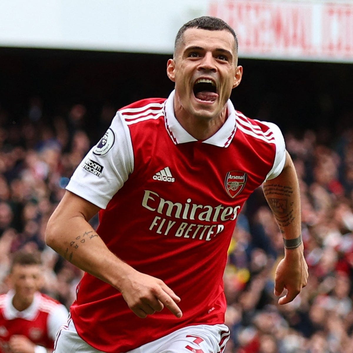 On-song Xhaka banishes discord to become symbol of Arsenal's progress |  Arsenal | The Guardian