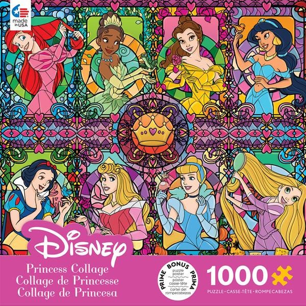 Disney Princess Stained Glass Puzzle