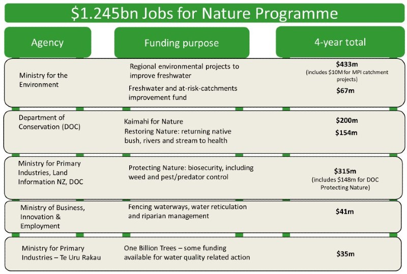 Jobs for Nature - Mahi mō te Taiao | Ministry for the Environment
