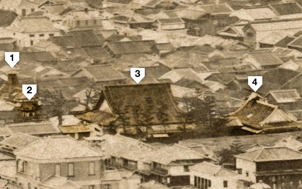 140302-0041 - Zenshōji temple at Motomachi, Kobe, 1890s