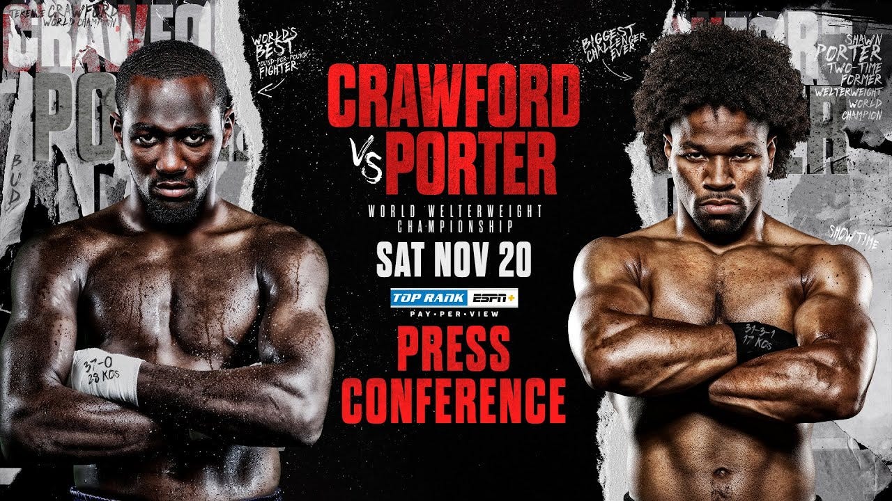 Terence Crawford vs Shawn Porter | KICKOFF PRESS CONFERENCE - YouTube