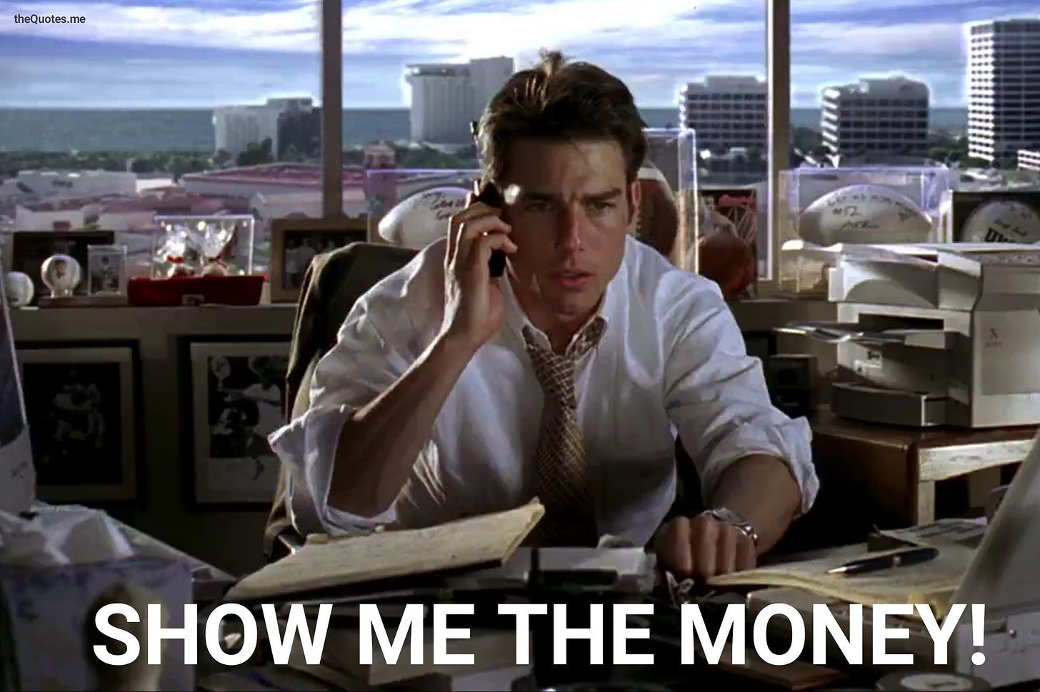 Jerry McGuire (1996) Show me the money! #TomCruise #Money | Movie quotes,  90s movies quotes, Show me the money