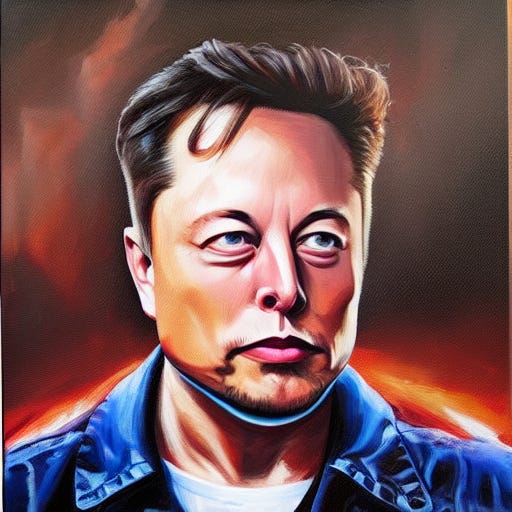 “Angry Elon Musk” / StableDiffusion