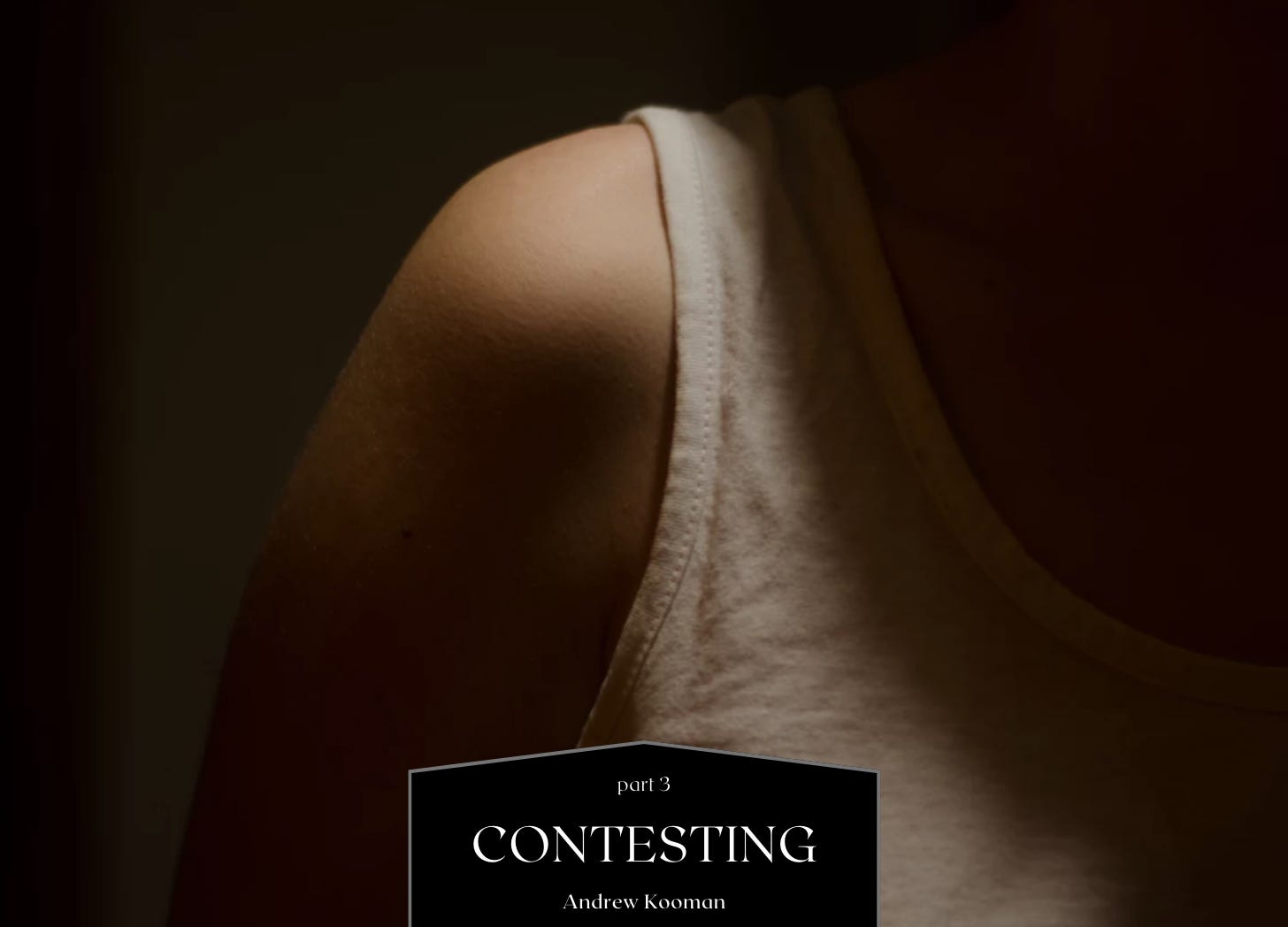 Contesting - Part 3 in the serial drama released exclusively on Andrew Kooman's Substack