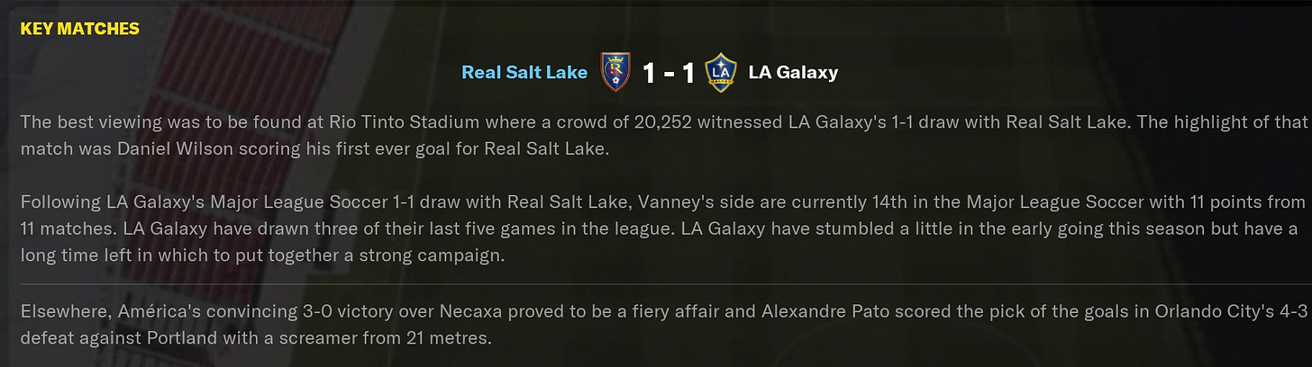 Football Manager 2021 Key Match