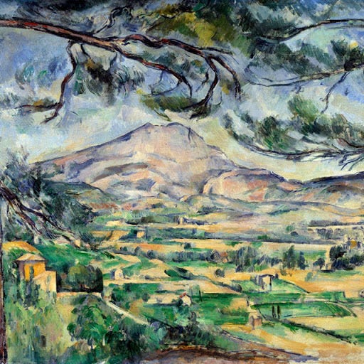 Following Paul Cézanne