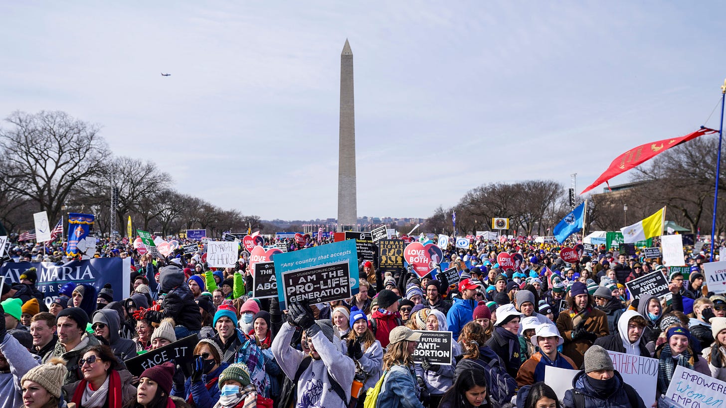 March for Life Rally Unfolds with Eye on Supreme Court - The New York Times