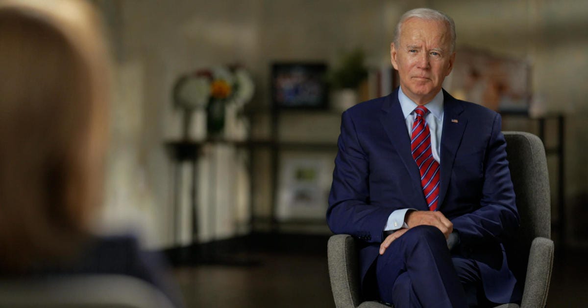 Joe Biden makes the case for why he should be president - CBS News