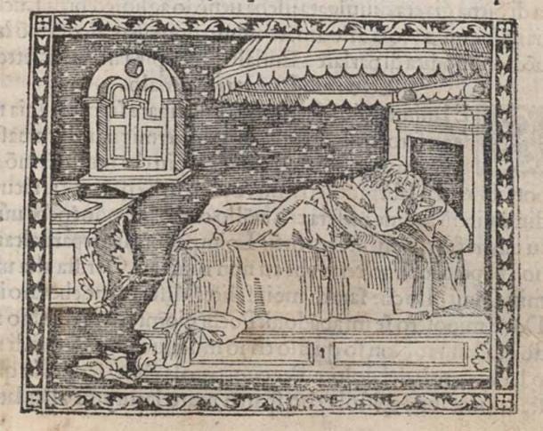 An illustration from Storia di due amanti (Tale of Two Lovers, ca. 1495 – 1500. (Public Domain)