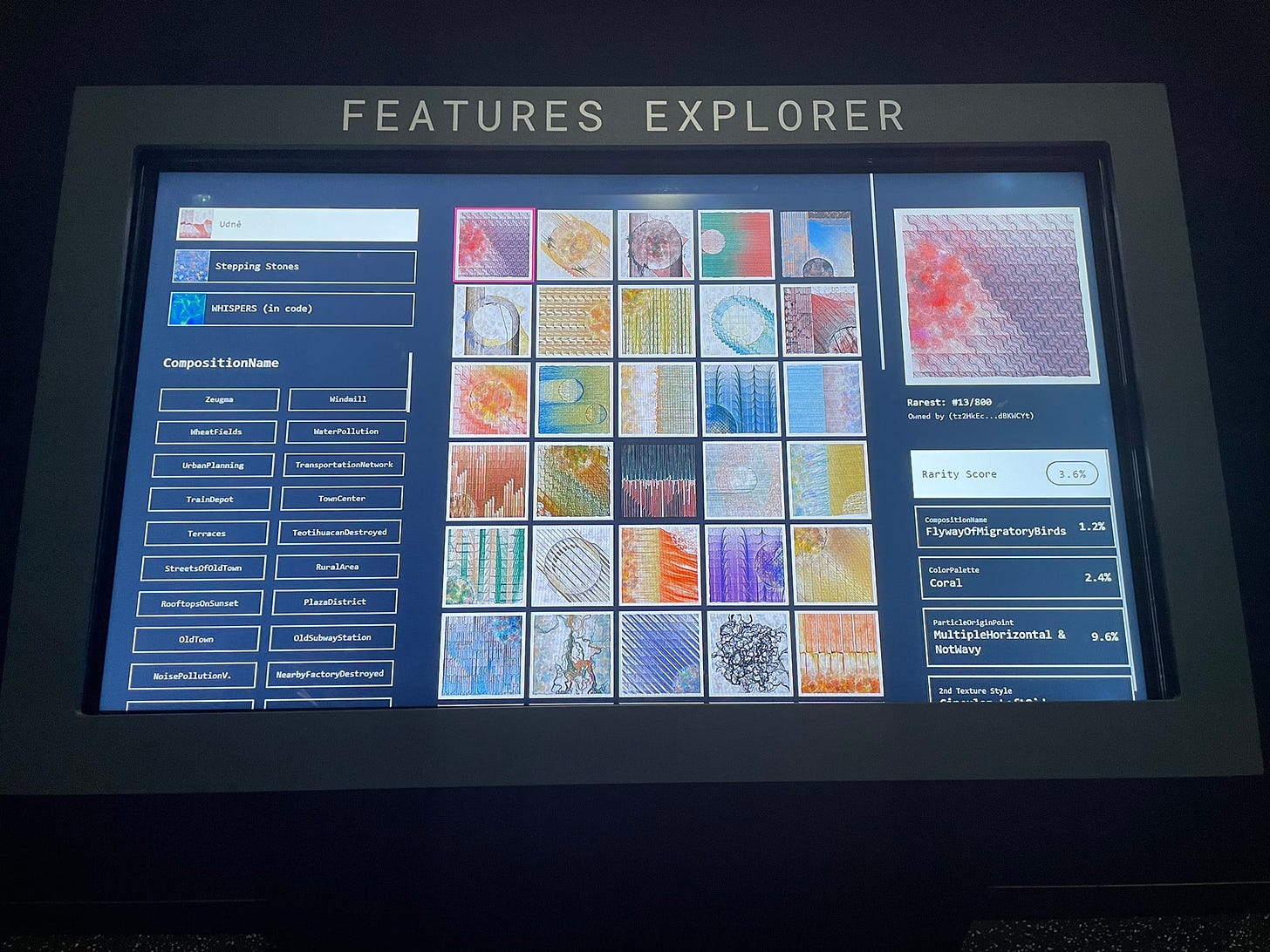 Feature explorer showing Udnē by DistCollective. 