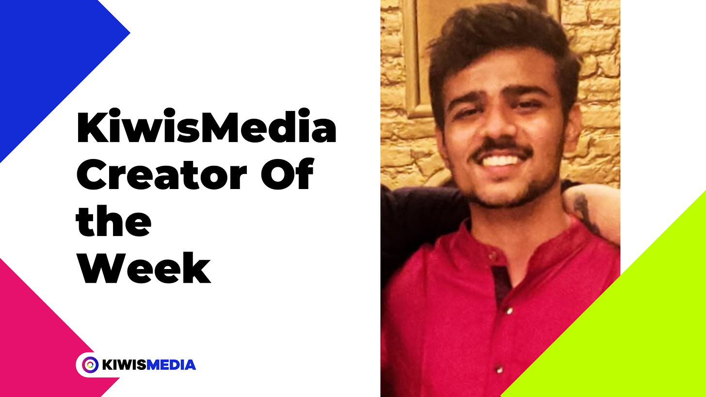 Creator’s Story Of the Week || Kiwismedia