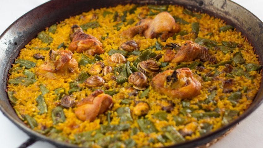 La tradicional Paella Valenciana en pocos pasos | | Recetas de comida y  cocina rápida.