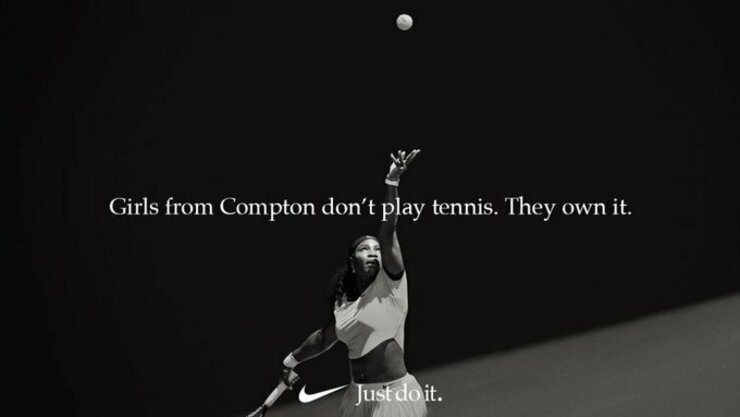 Las chicas de Compton no juegan al tennis. Ellos lo poseen. 