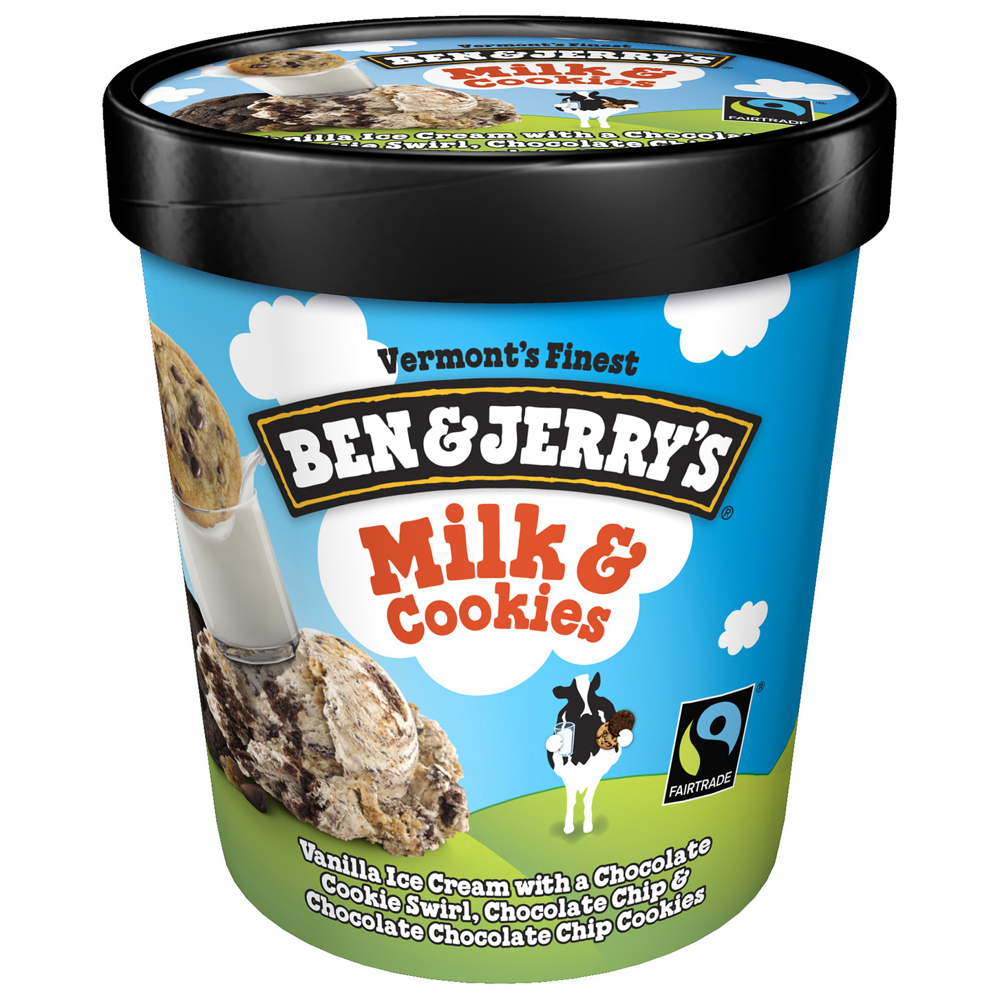 Ben &amp; Jerry&#39;s Milk &amp; Cookies Ice Cream - Shop Ice Cream &amp; Treats at H-E-B
