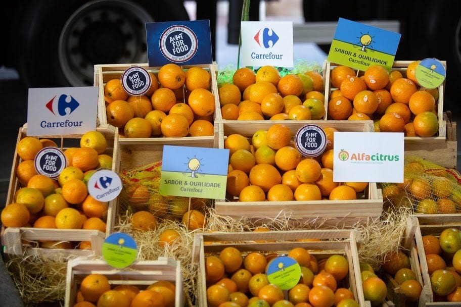 Carrefour expande linha sustentável de laranjas e uso de blockchain |  Mercado&Consumo