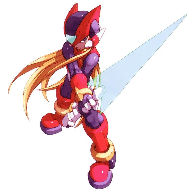 Zero & Z-Saber - Characters & Art - Mega Man Zero 3 | Mega man art, Mega  man, Character art