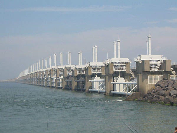 Delta Works Flood Protection, Rhine-Meuse-Scheldt Delta, Netherlands -  Water Technology