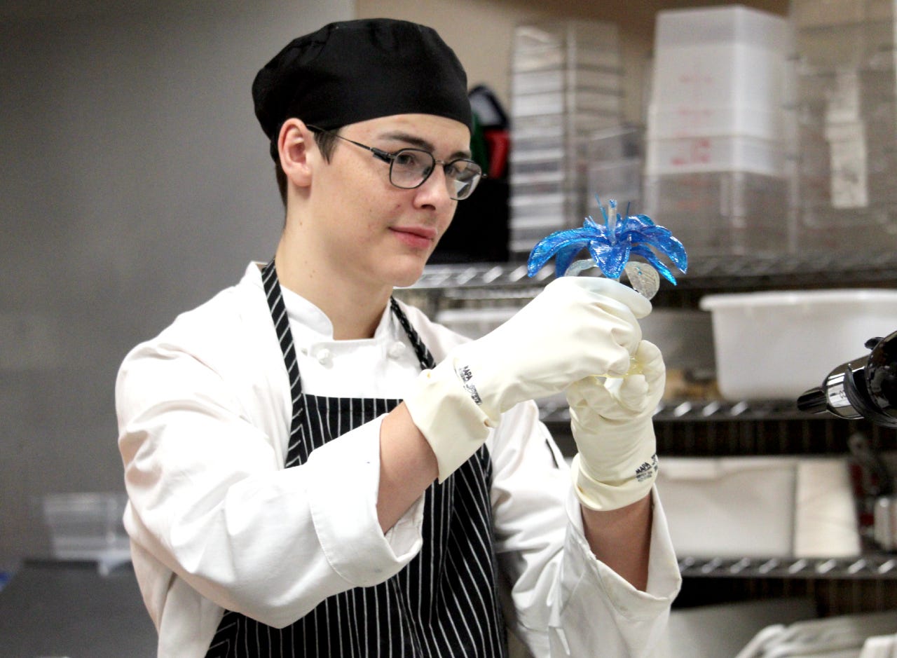 Nic Ruffi is the first Culinary Career Pathways intern at Northcentral Technical College in Wausau and spoke with Evan J. Pretzer of The Wausau Sentinel about it. Evan J. Pretzer/The Wausau Sentinel