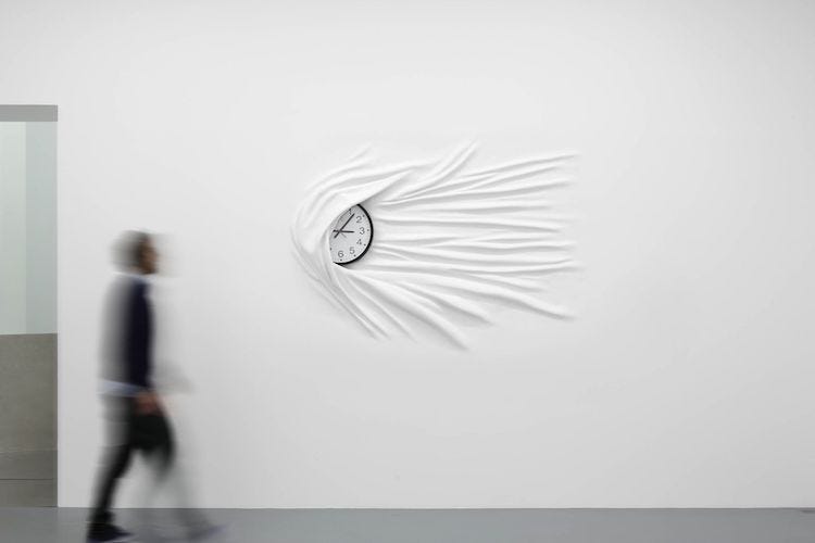 Sideways Clock, Daniel Arsham