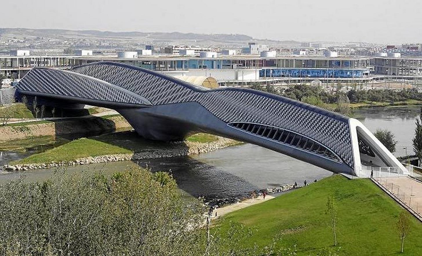 Zaragoza Bridge Pavilion by Zaha Hadid - RTF | Rethinking The Future